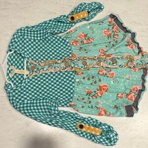 Floral and Gingham Matilda Jane Long Sleeve Top